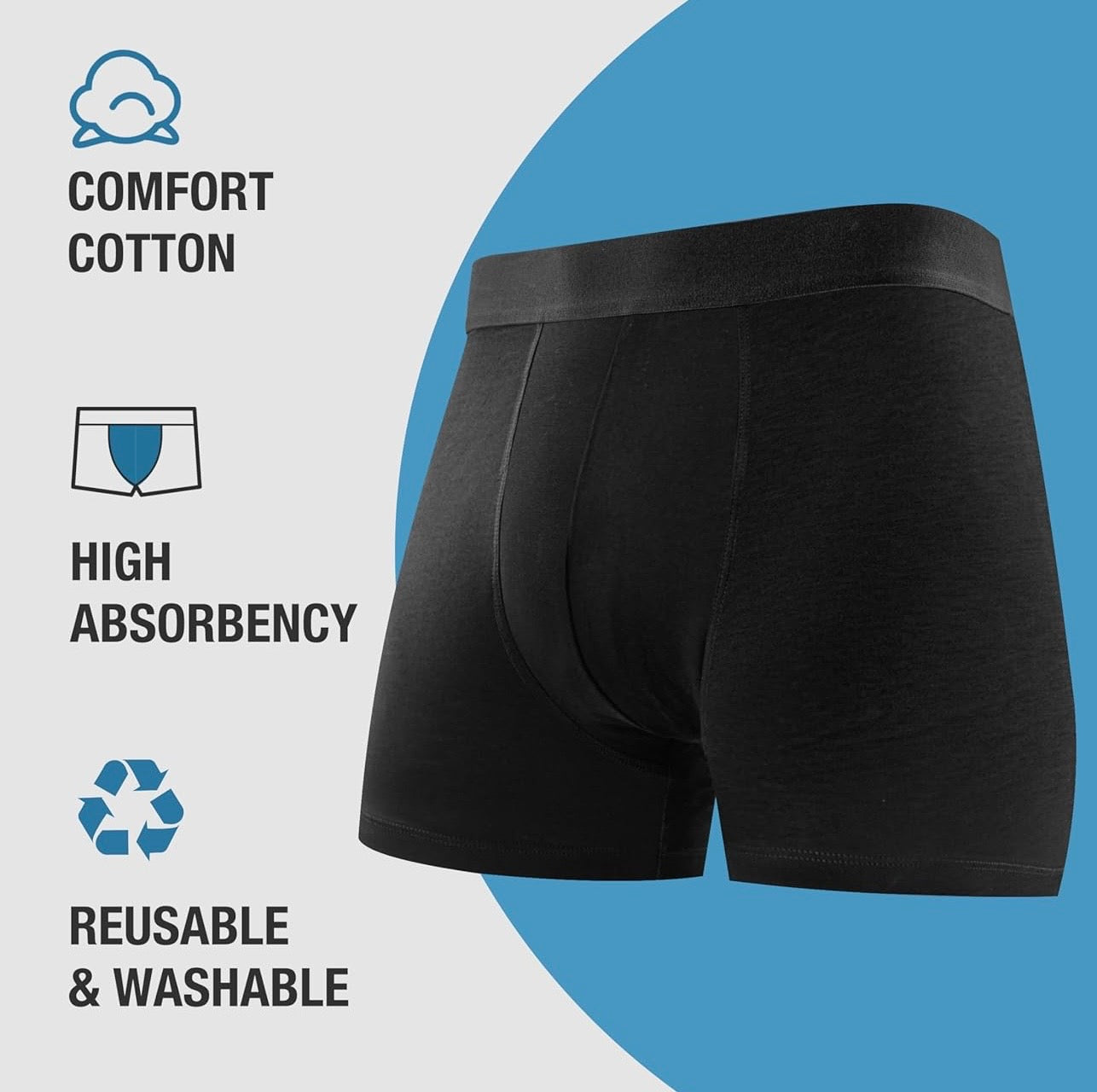 Veyra Men's Ultra DryGuard Boxer Briefs